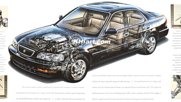 Acura TL cutaway