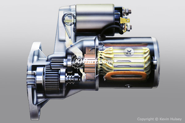 Engine starter motor