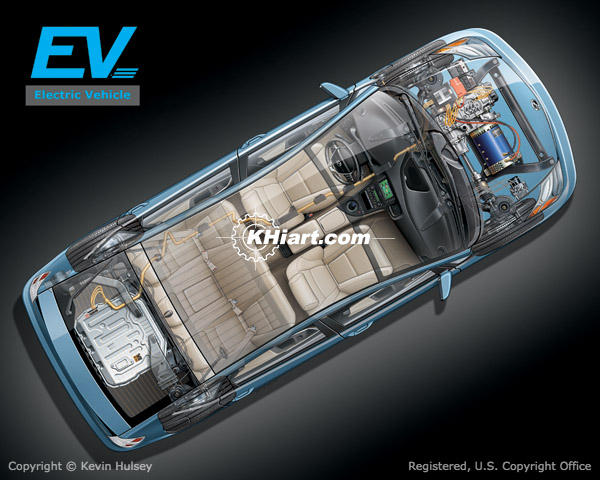 EV all-electric car