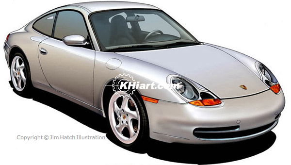 Porsche 996 artwork