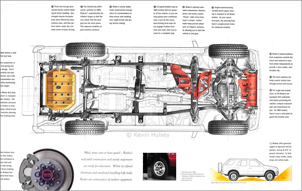 Isuzu Trooper undercarriage