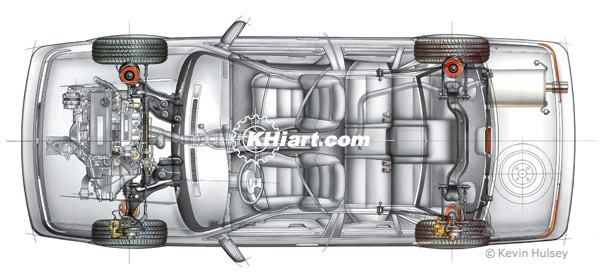 Nissan Sentra top view