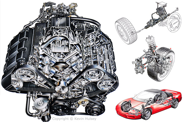 NSX fact book illustrations