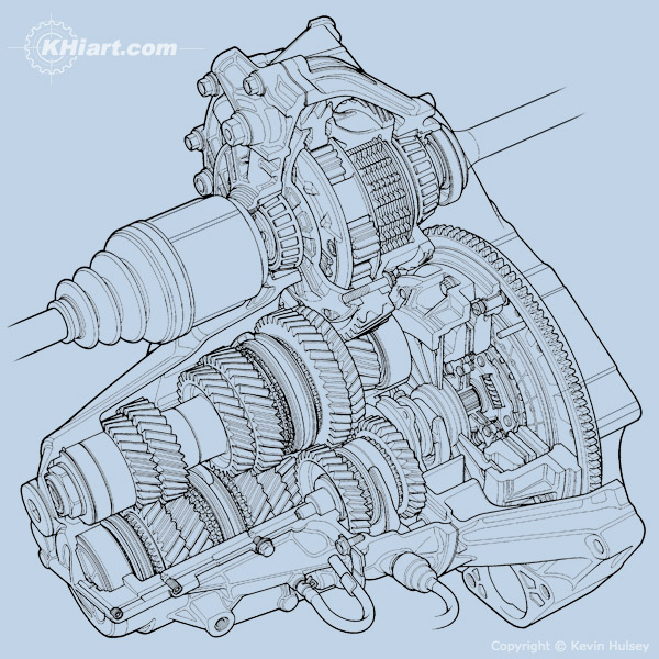 Manual transmission line drawing